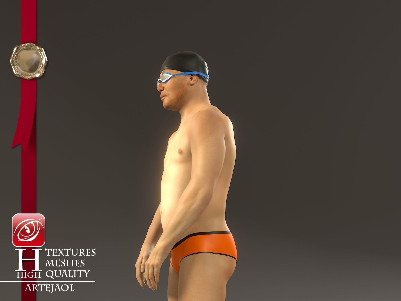 Swimmingpool Male AAS 3140 0001 3D model_14