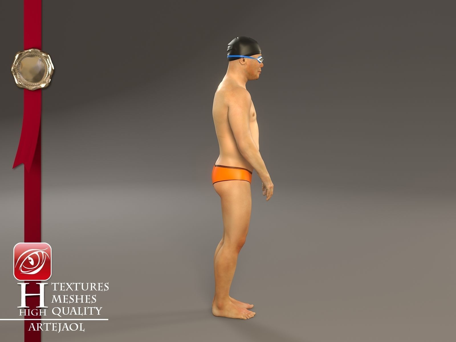 Swimmingpool Male AAS 3140 0001 3D model_6