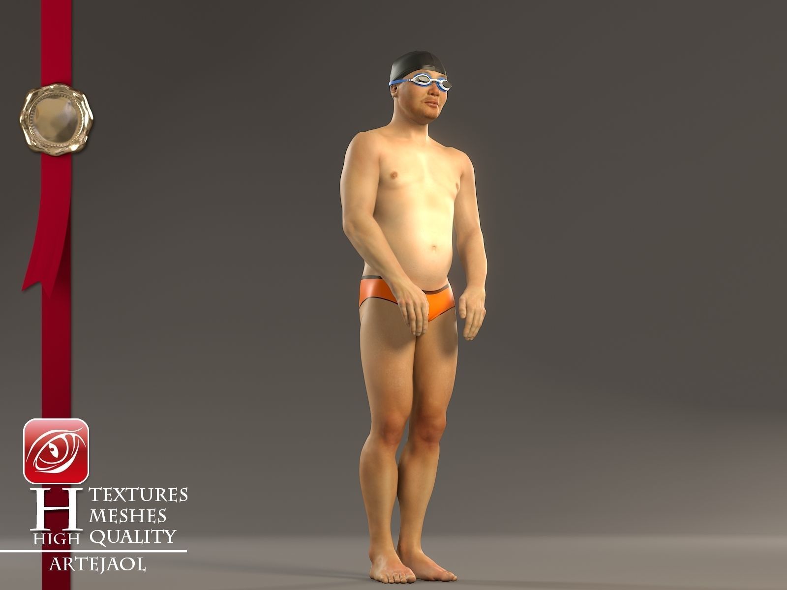 Swimmingpool Male AAS 3140 0001 3D model_10