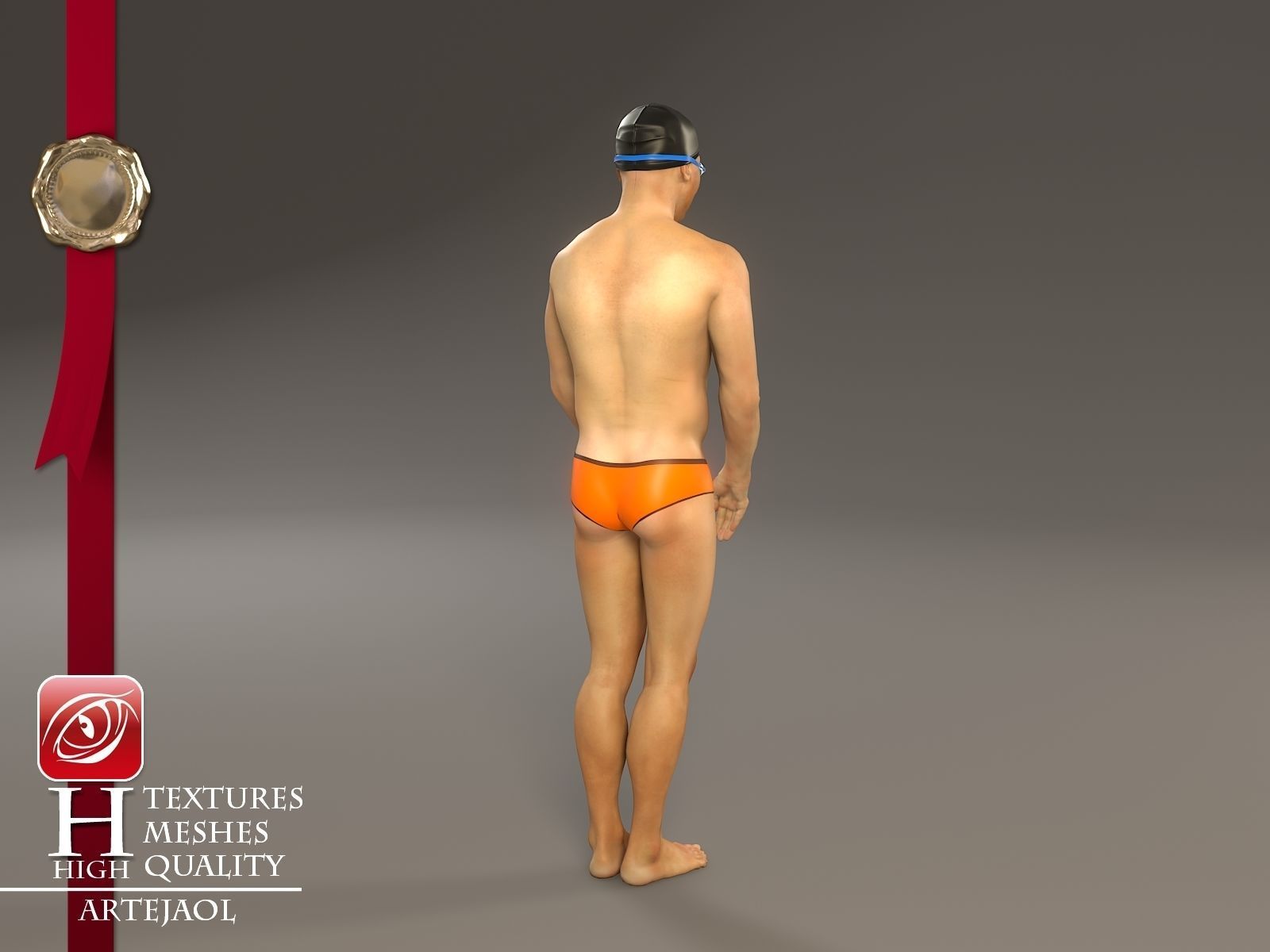 Swimmingpool Male AAS 3140 0001 3D model_5