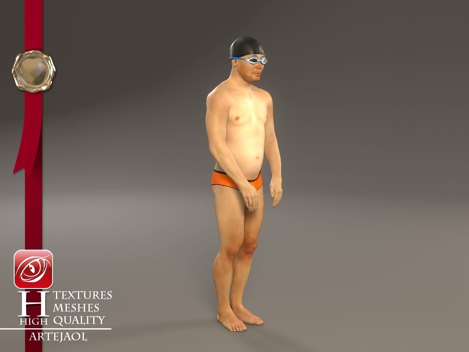 Swimmingpool Male AAS 3140 0001 3D model_7