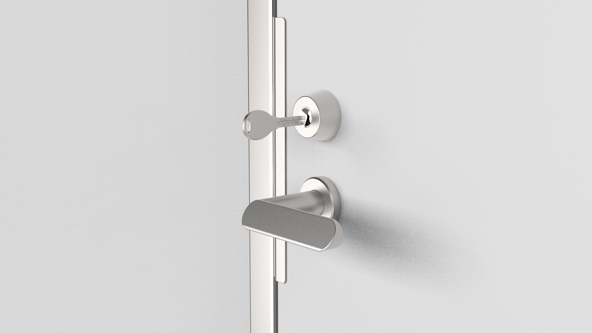 key and key hole 3D model_1