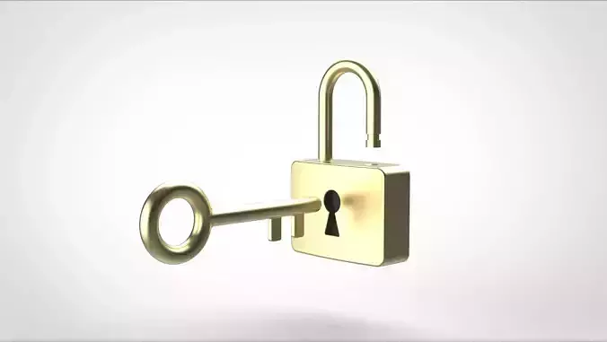 key and padlock