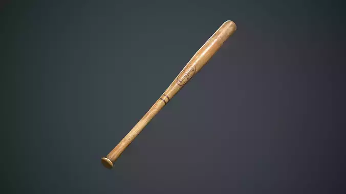 Baseball Bat Low-poly 3D model