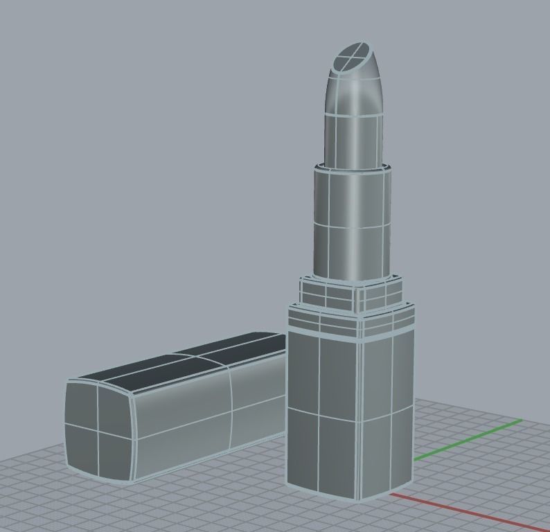 lipstick 3D model_1