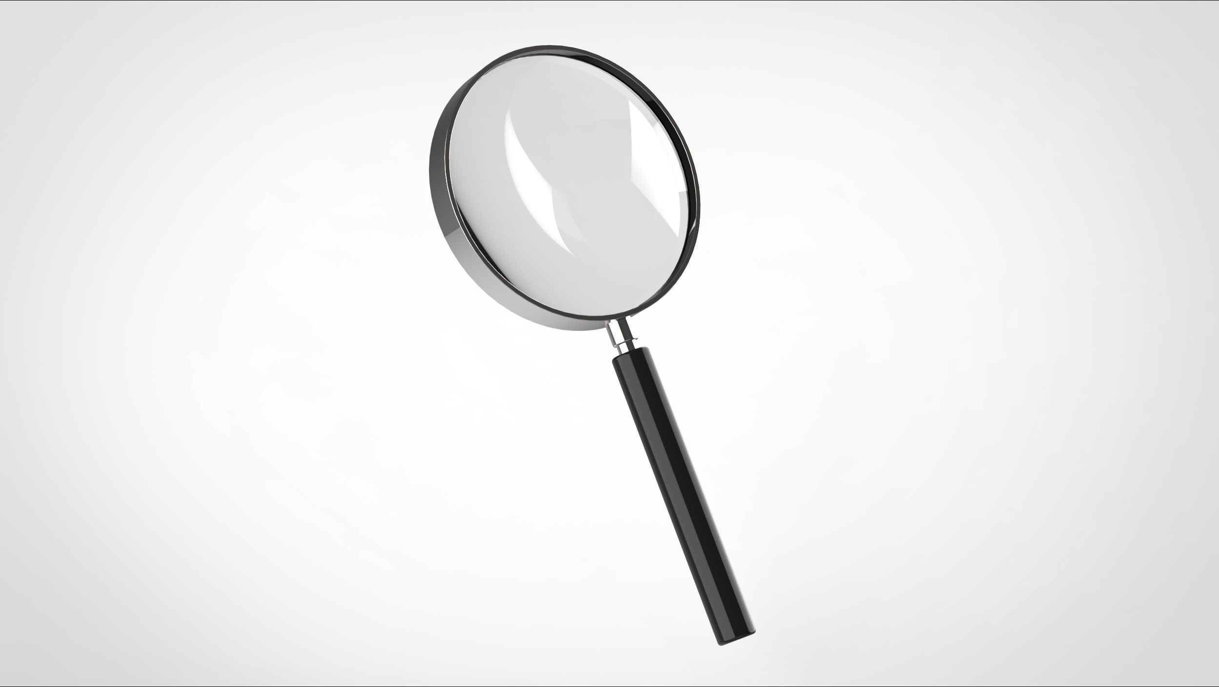 magnifying glass 3D model_2