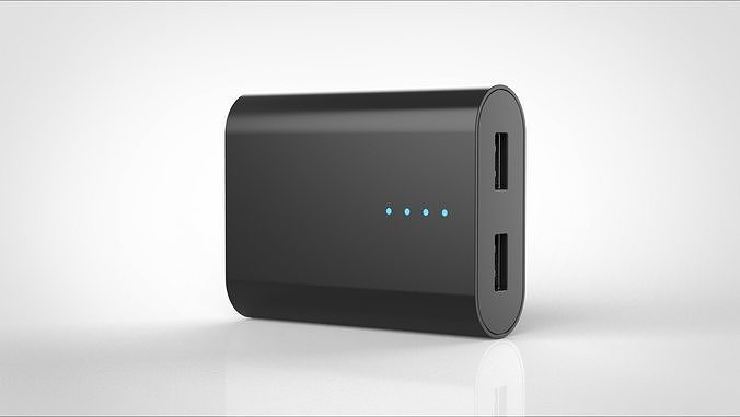 mobile battery 3D model