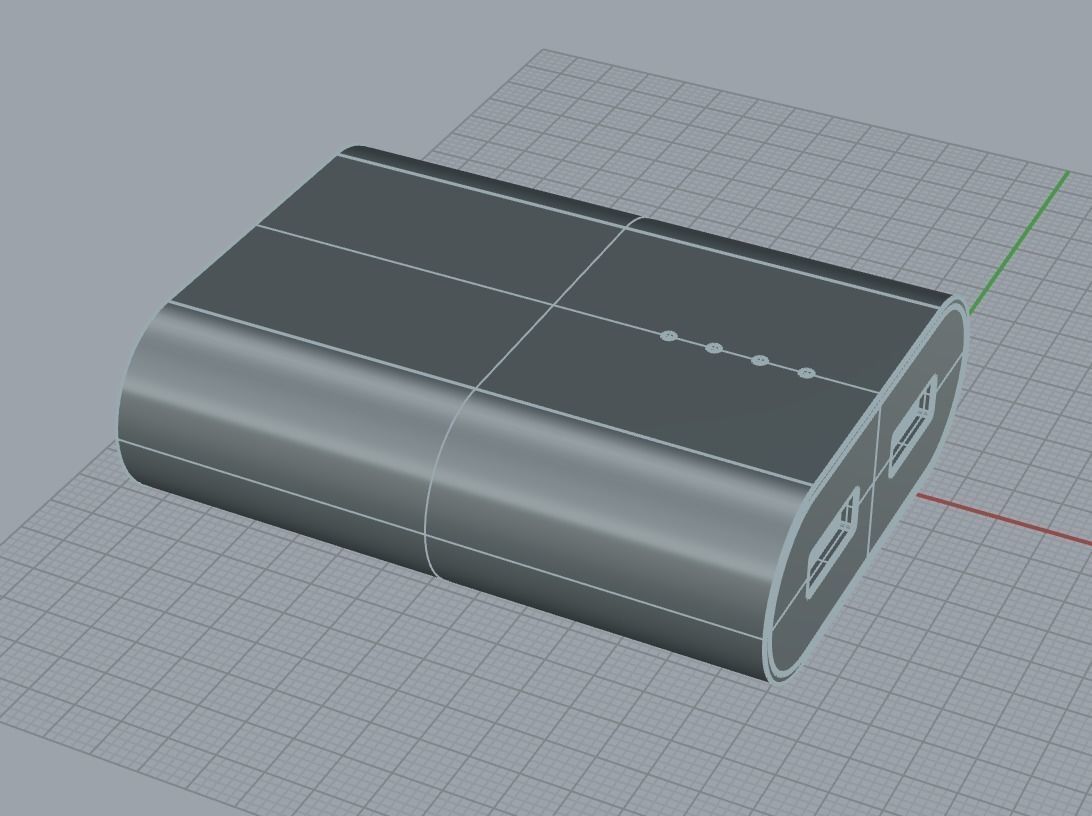 mobile battery 3D model_7