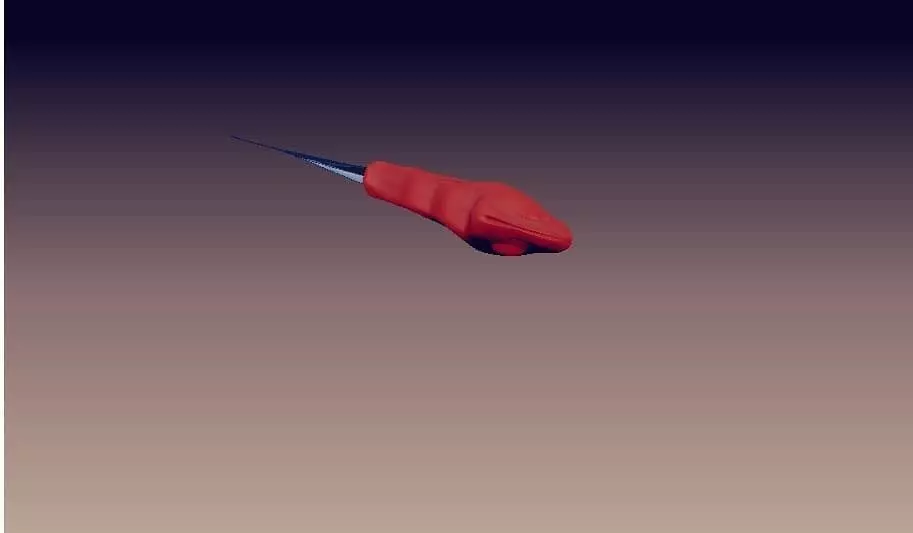 Knife weapon  3D model_0