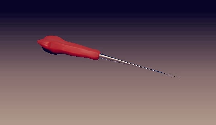 Knife weapon  3D model_1