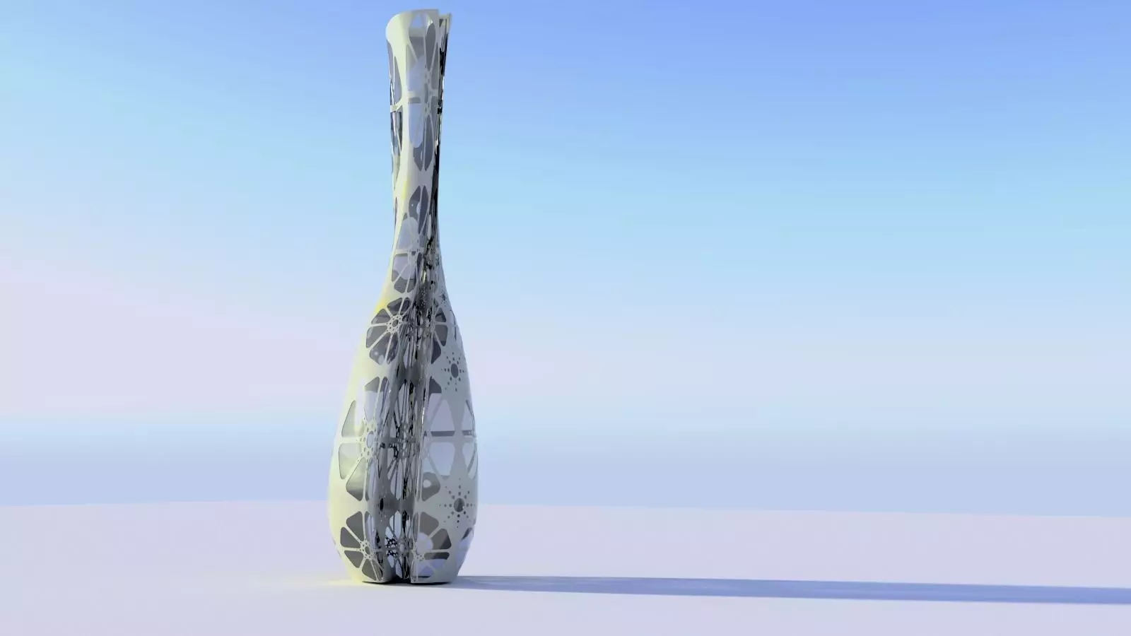ORGANIC FLORAL VASE 3D model