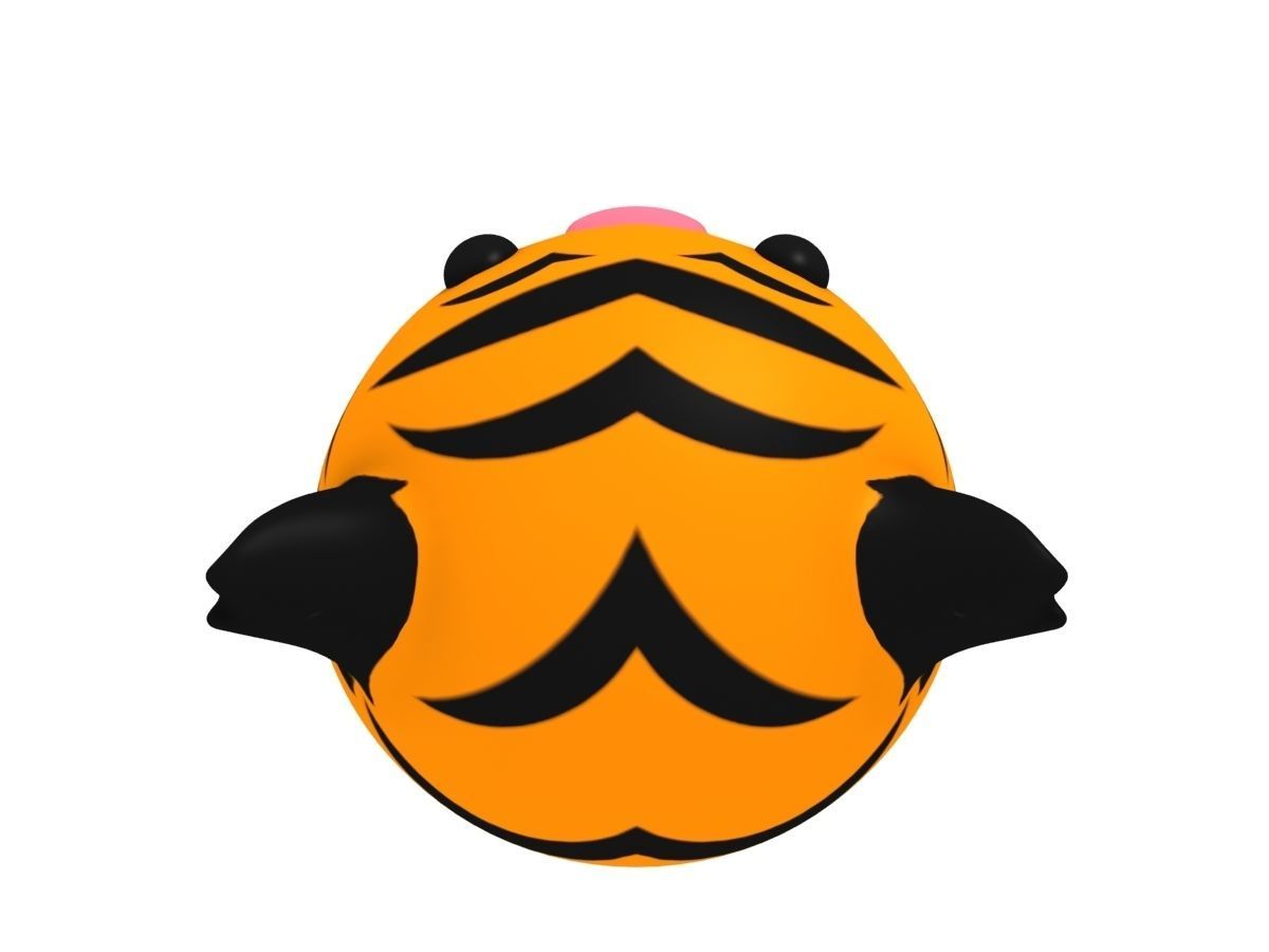 Tiger Head 3D model_5