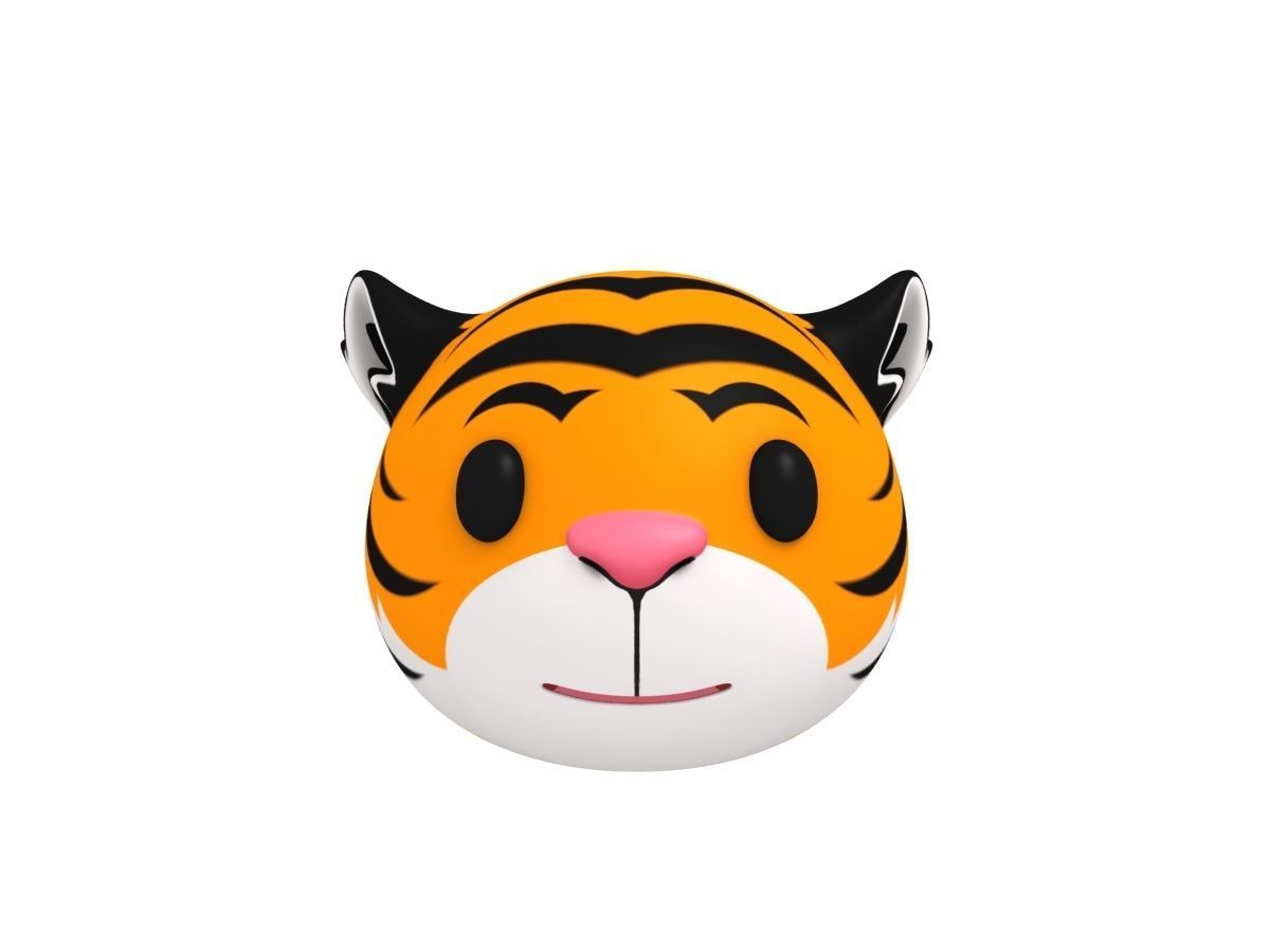 Tiger Head 3D model_1