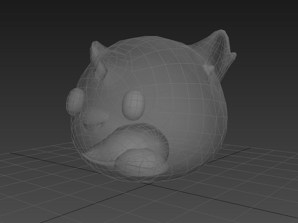 Tiger Head 3D model_11