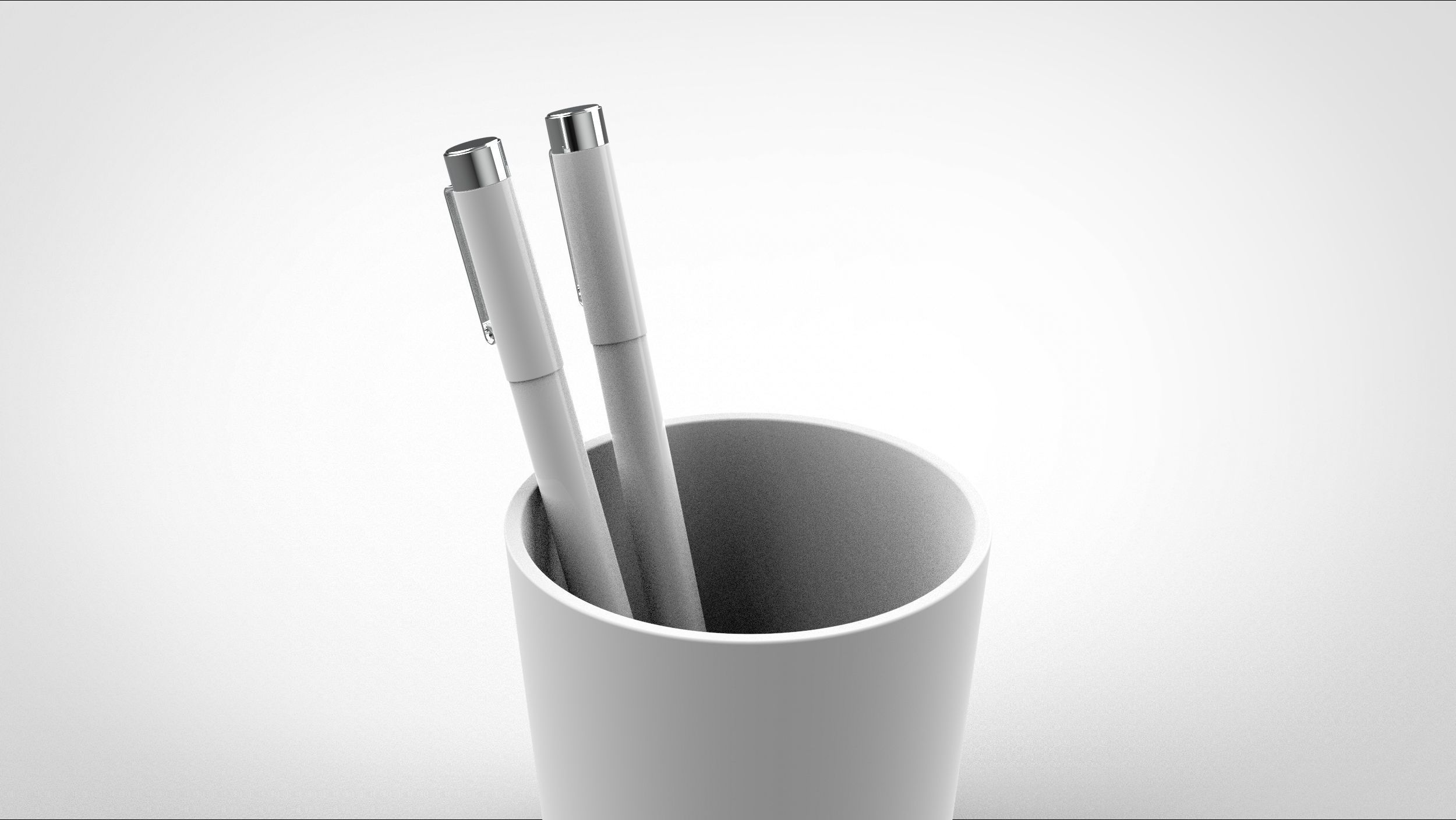 pen stand 3D model_4