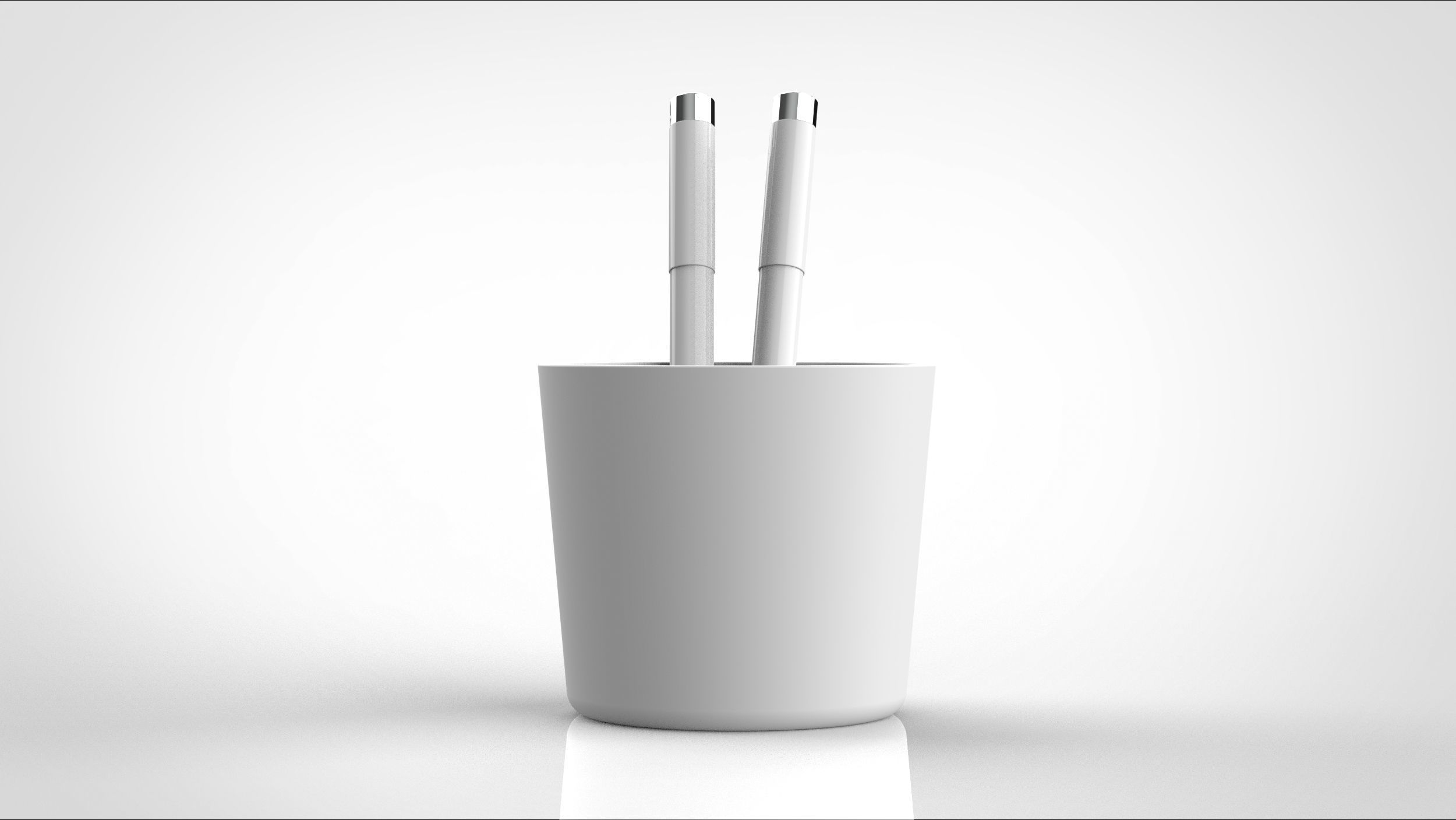 pen stand 3D model_3