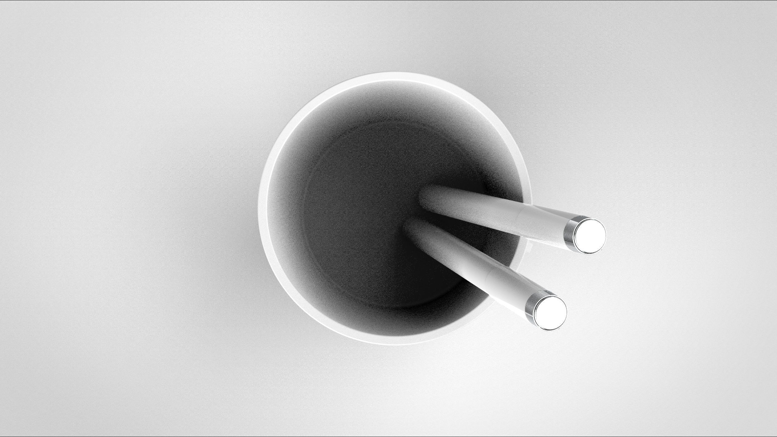 pen stand 3D model_2