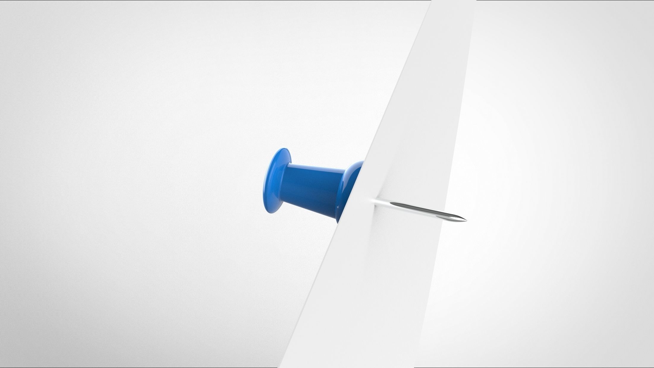 memo and pin 3D model_4