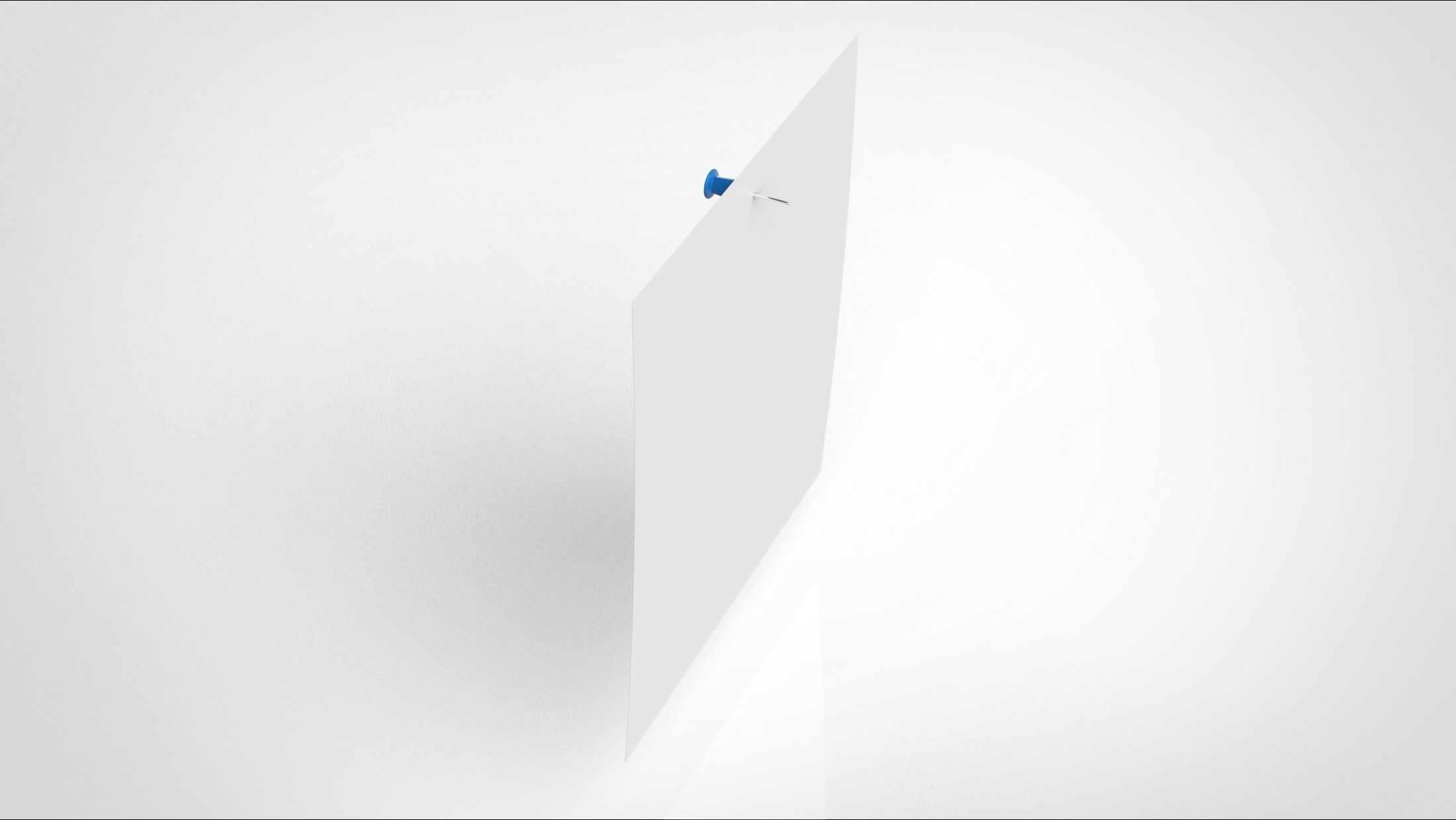 memo and pin 3D model_3