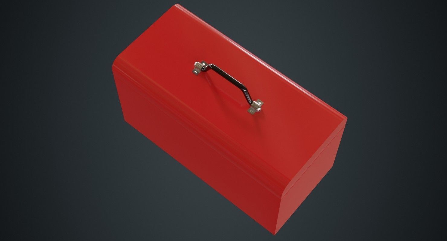 Toolbox 2A Low-poly 3D model_2