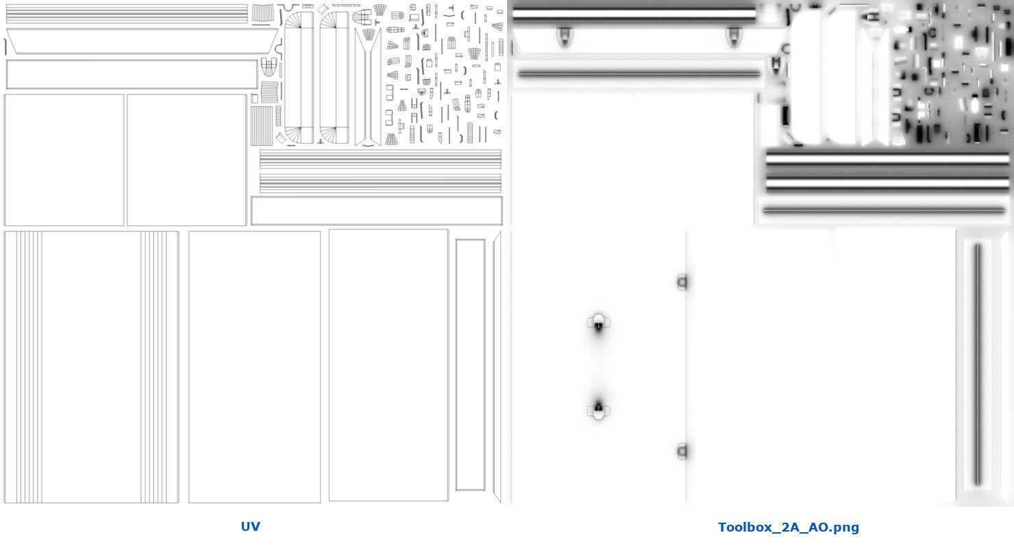 Toolbox 2A Low-poly 3D model_6