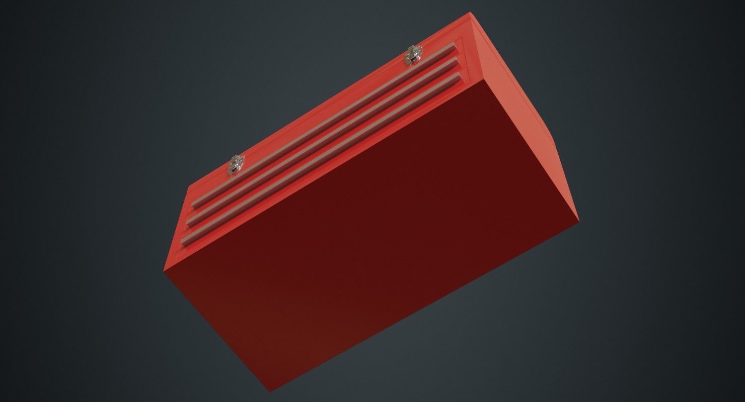 Toolbox 2A Low-poly 3D model_4