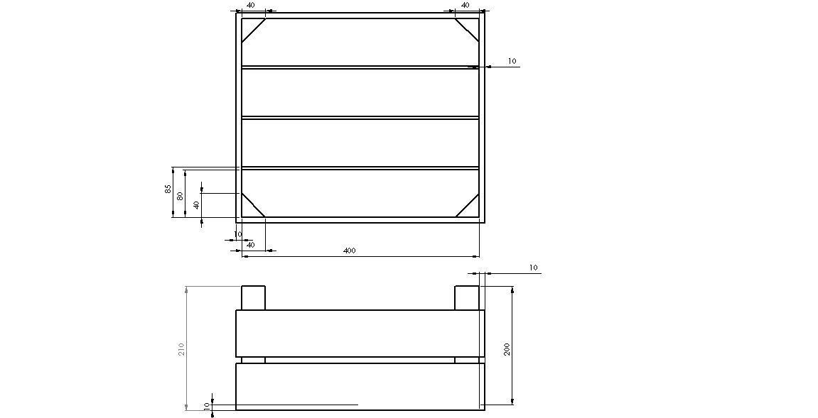 Wooden crate 3D model_1