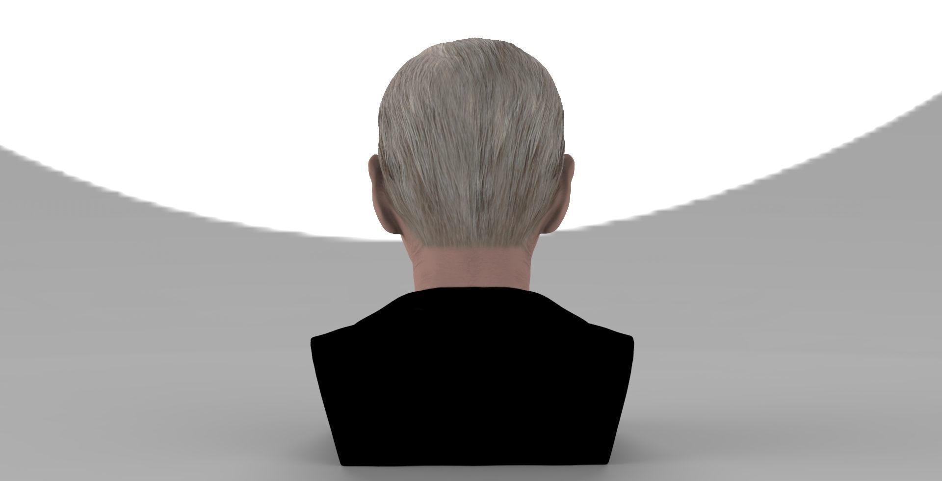 Prince Philip bust ready for full color 3D printing 3D print model_6