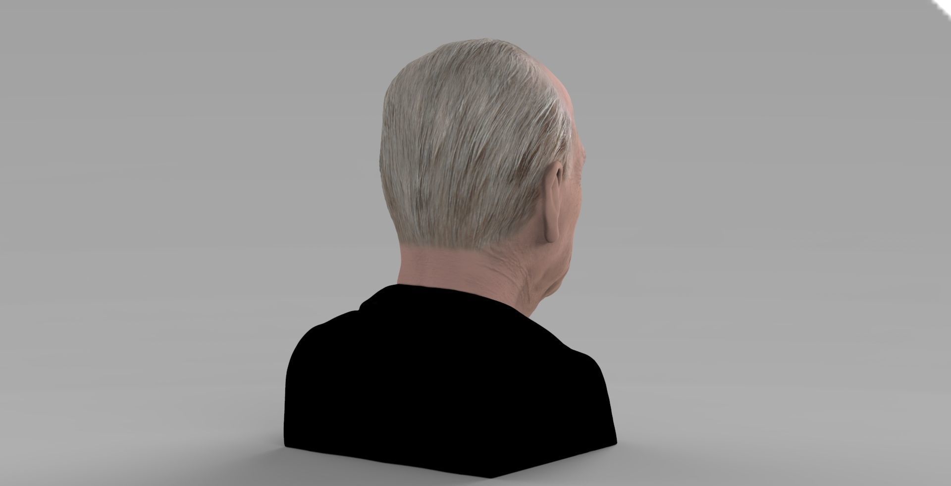 Prince Philip bust ready for full color 3D printing 3D print model_7
