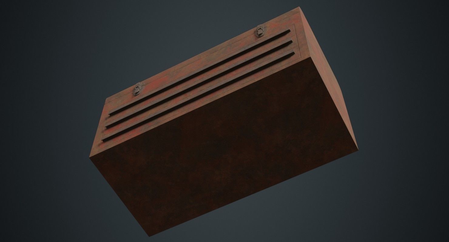 Toolbox 2C Low-poly 3D model_4
