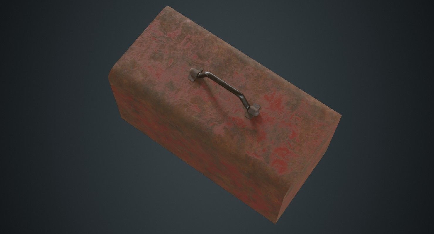Toolbox 2C Low-poly 3D model_2