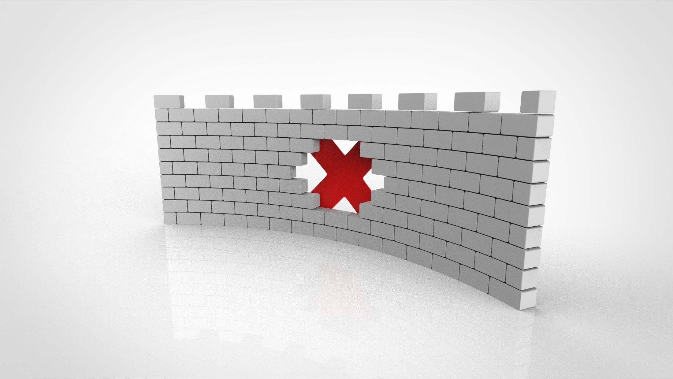 security hole 3D model_6