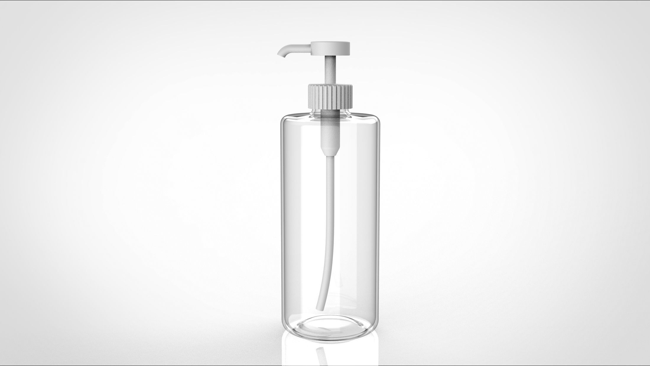 shampoo bottle 3D model_2