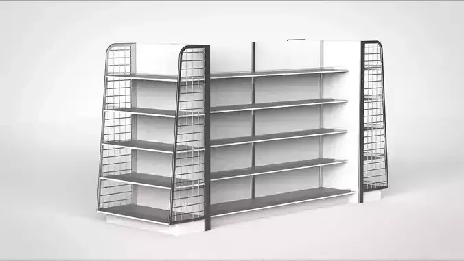 shelf metal with shelves