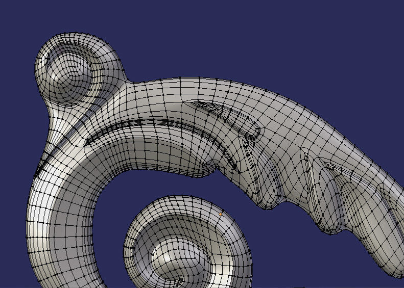 Arhitectural decoration ornament Low-poly 3D model_7