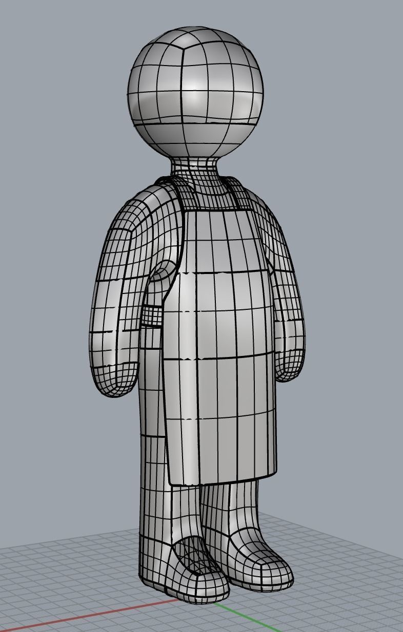 shop keeper 3D model_1