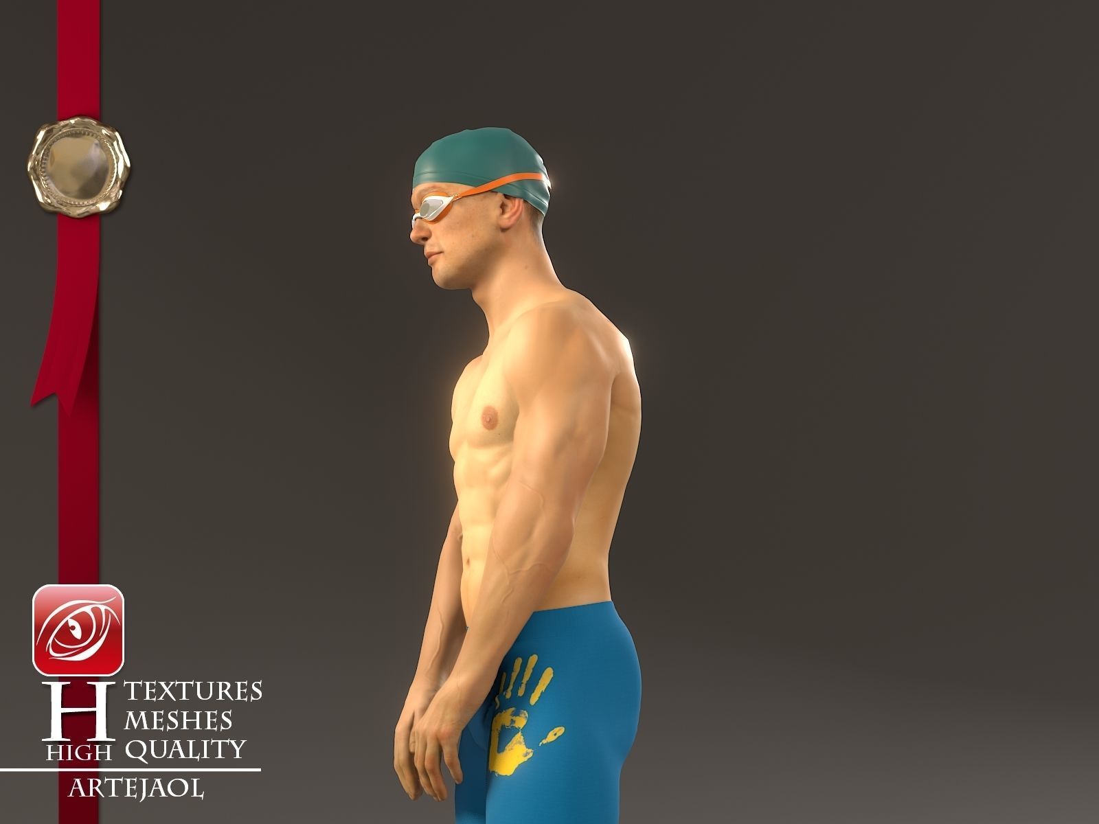 Swimmingpool Male ACC 3140 0001 3D model_14