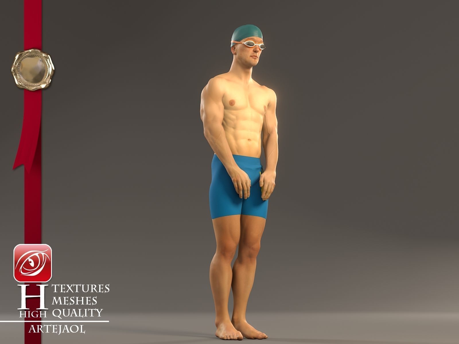 Swimmingpool Male ACC 3140 0001 3D model_10