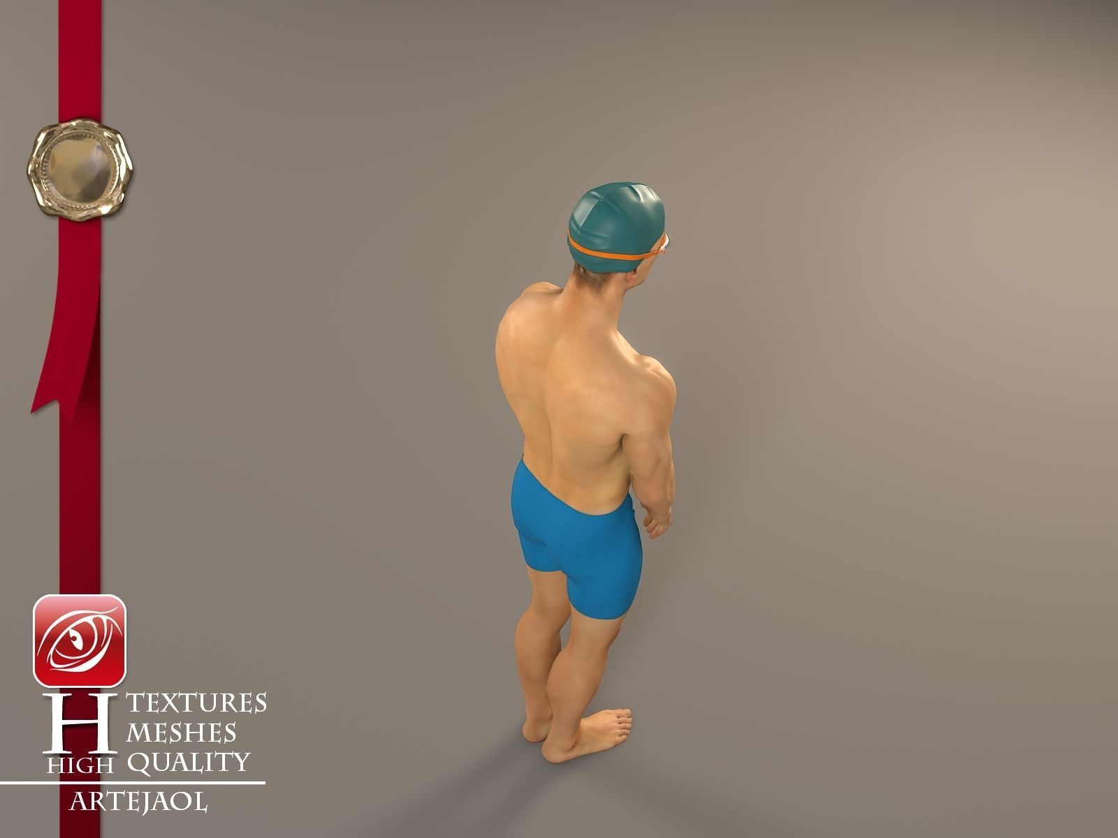 Swimmingpool Male ACC 3140 0001 3D model_20
