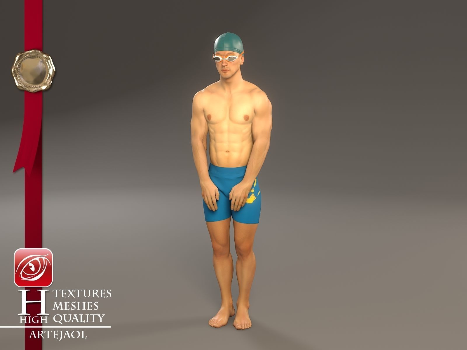 Swimmingpool Male ACC 3140 0001 3D model_1