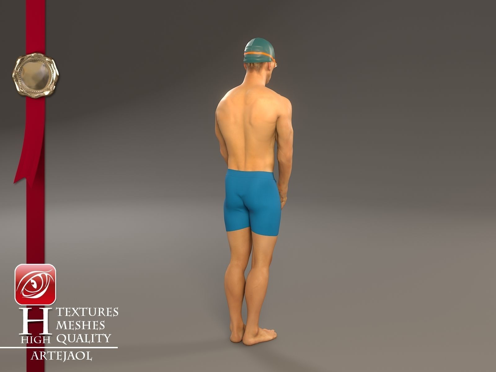 Swimmingpool Male ACC 3140 0001 3D model_5