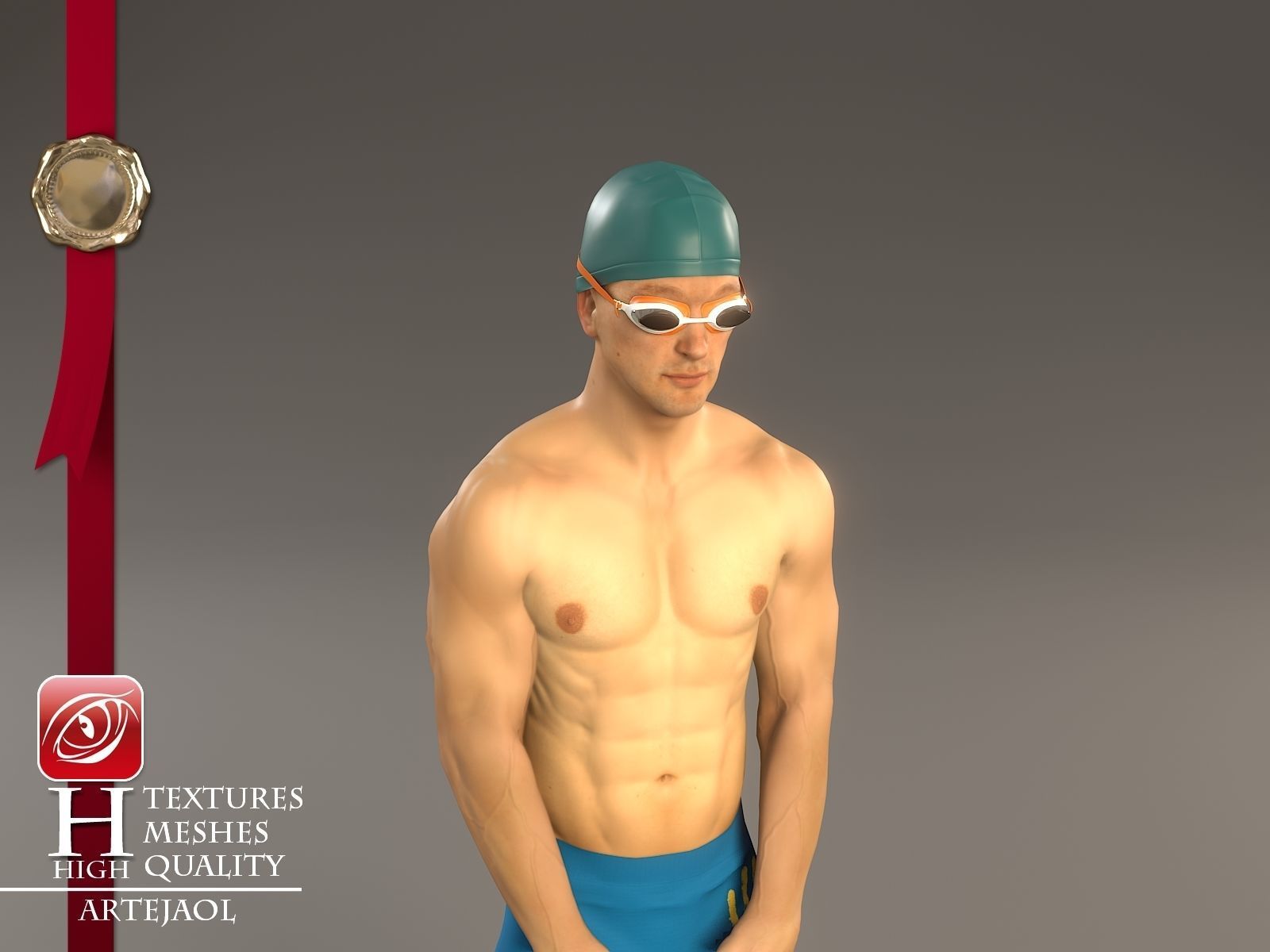 Swimmingpool Male ACC 3140 0001 3D model_16