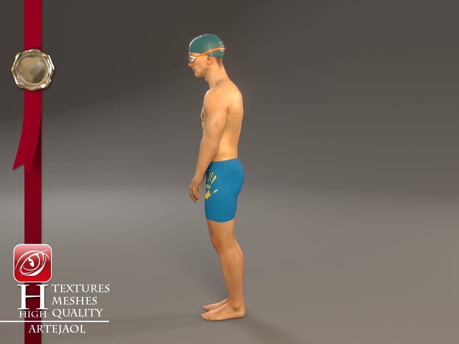 Swimmingpool Male ACC 3140 0001 3D model_3