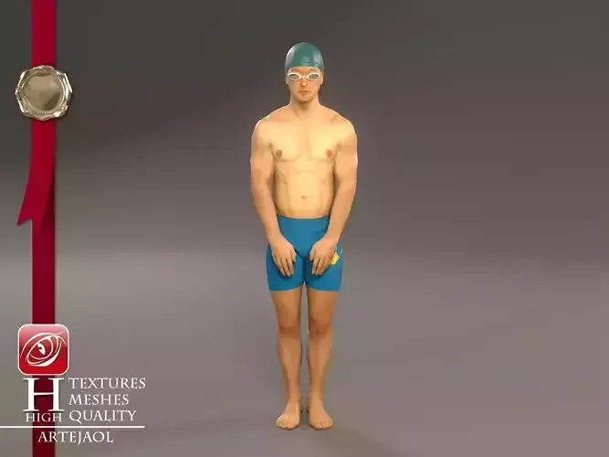 Swimmingpool Male ACC 3140 0001 3D model