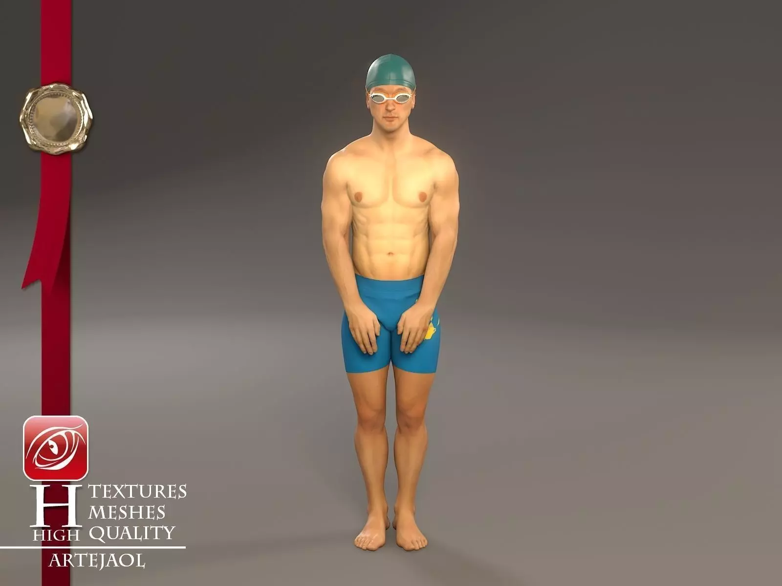 Swimmingpool Male ACC 3140 0001 3D model_0