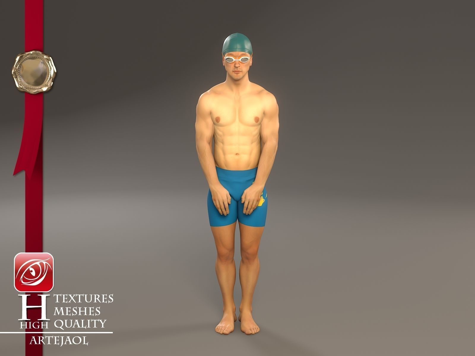Swimmingpool Male ACC 3140 0001 3D model_9