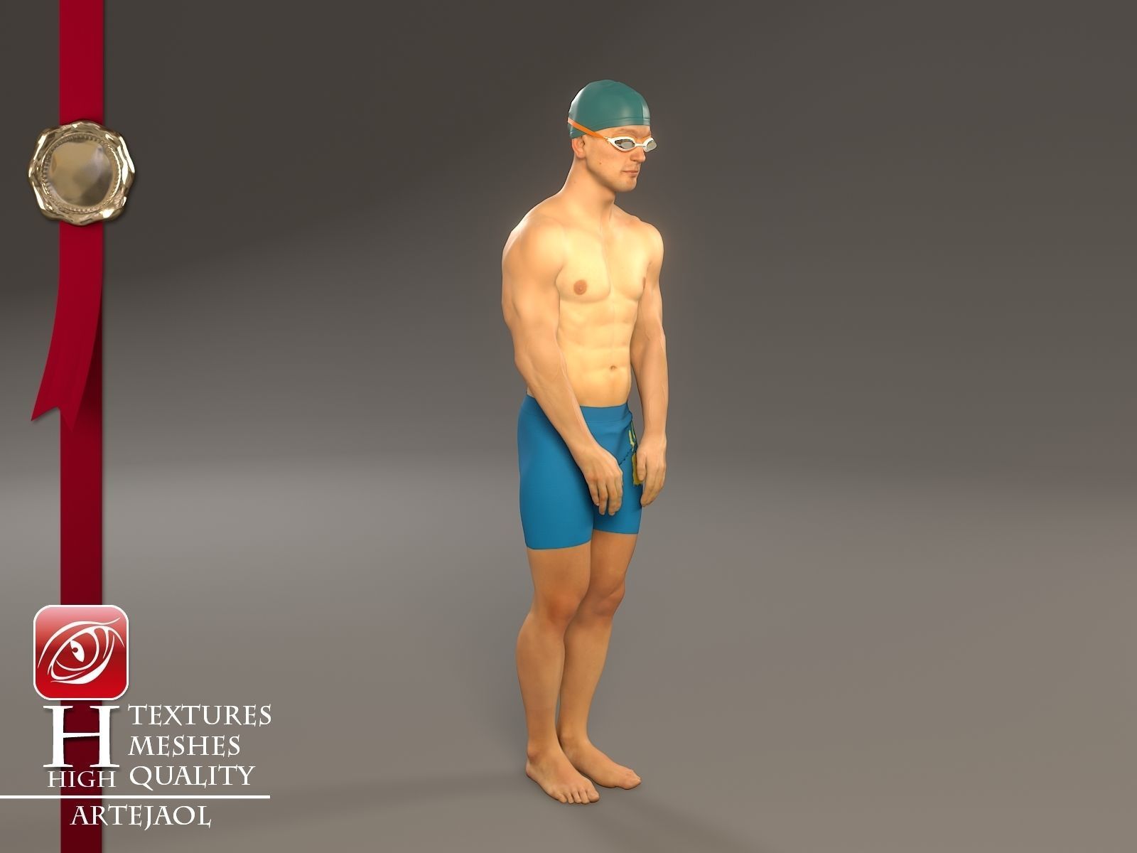 Swimmingpool Male ACC 3140 0001 3D model_7