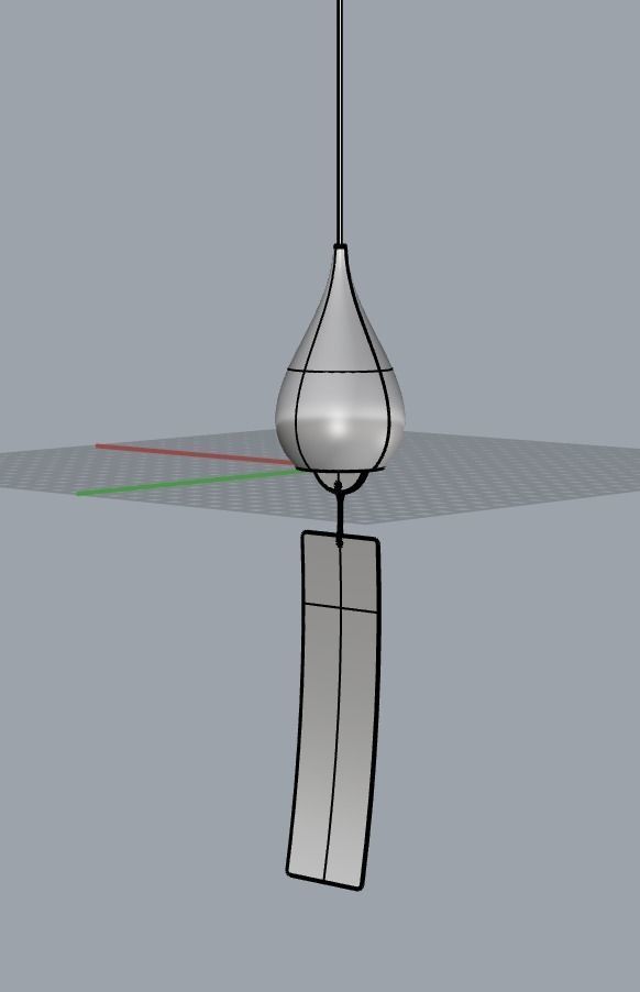 wind bell 3D model_7