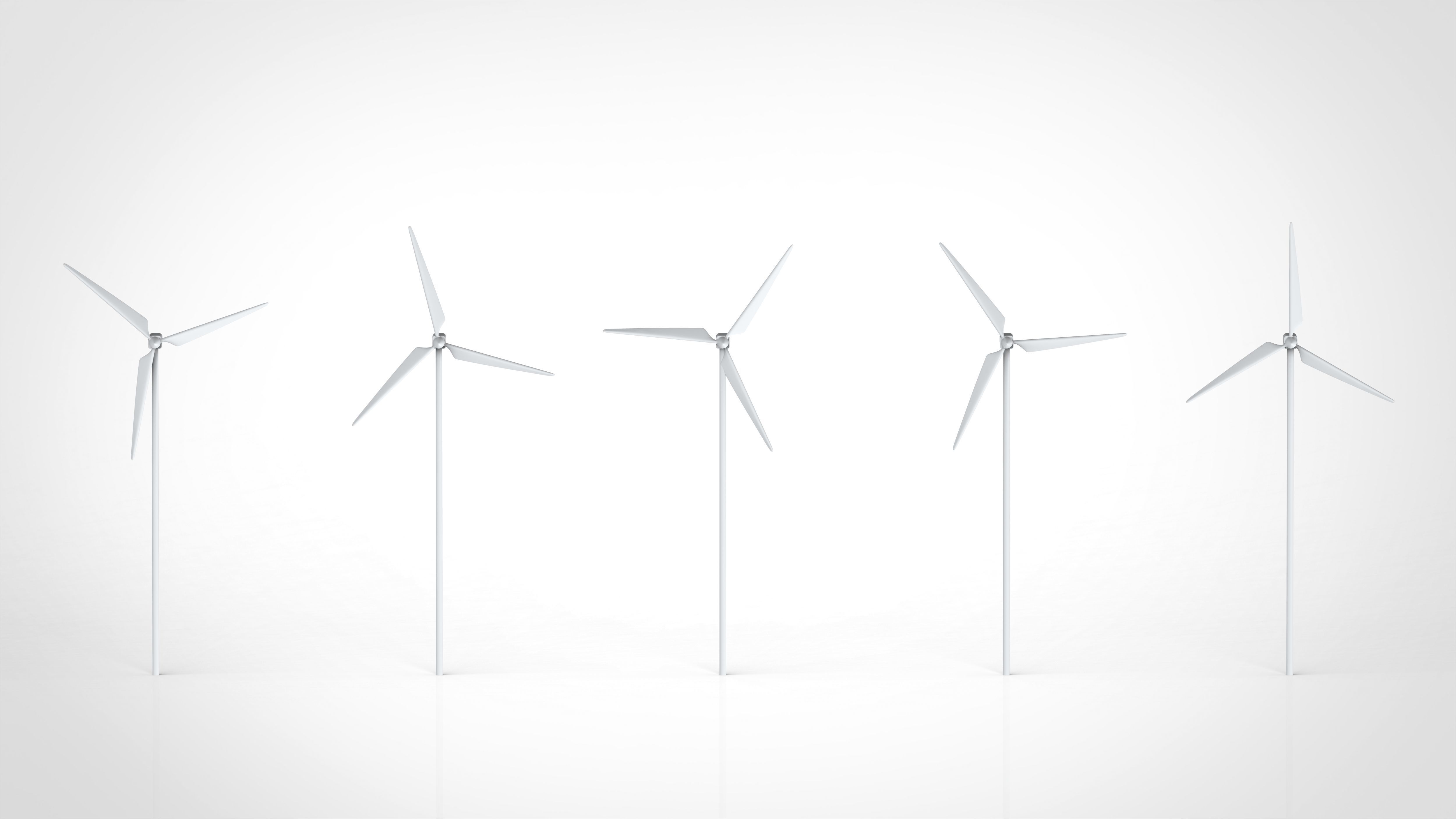 Wind-power generation 3D model_1
