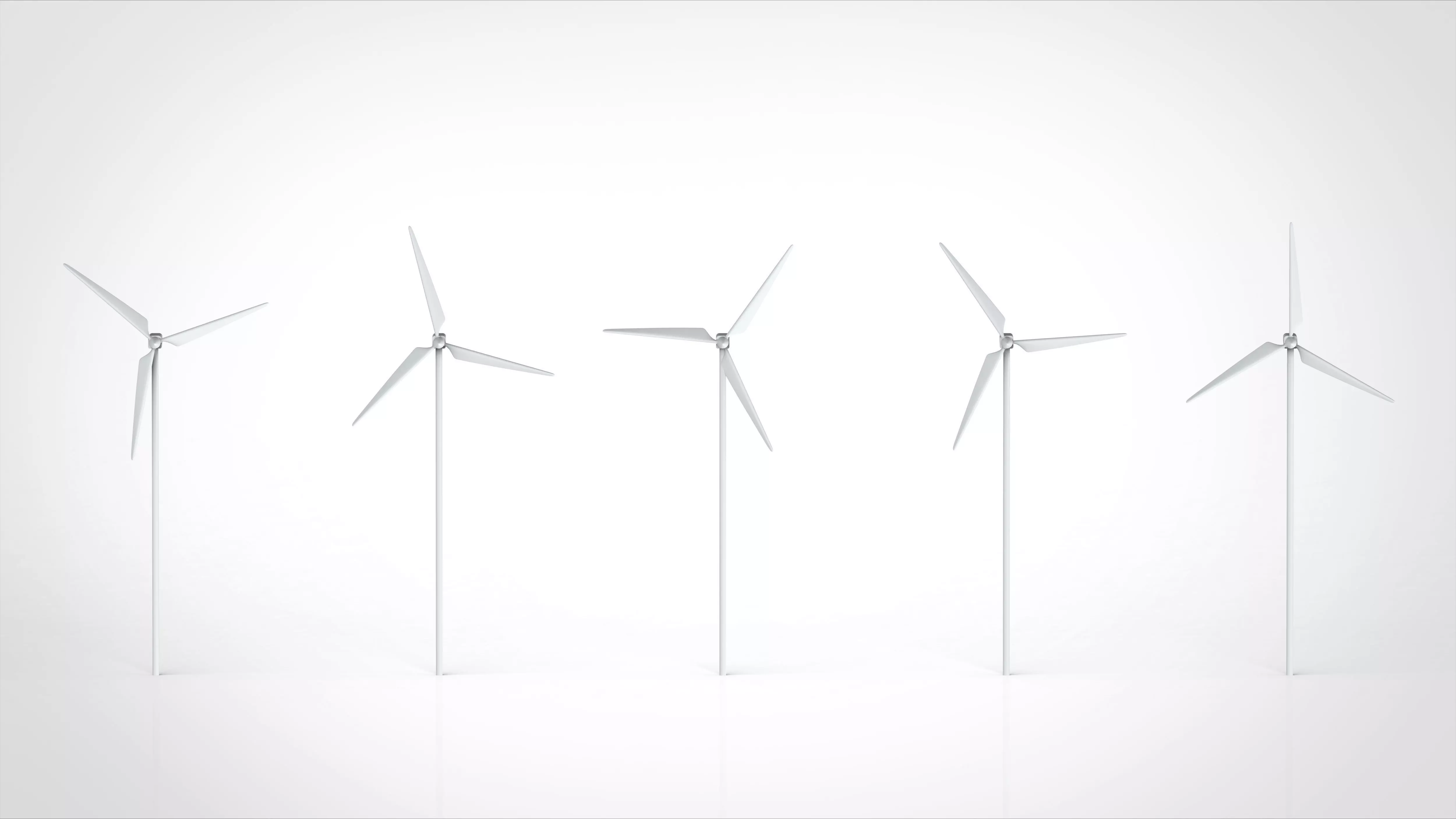 Wind-power generation 3D model_0